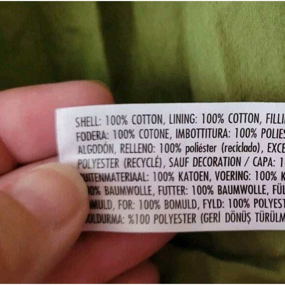 Disney Parks Bambi Flower Quilted Jacket Blazer V-Neck Button Cotton Olive - Picture 13 of 13